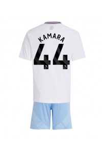 Aston Villa Boubacar Kamara #44 Babytruitje Uit tenue Kind 2024-25 Korte Mouw (+ Korte broeken)